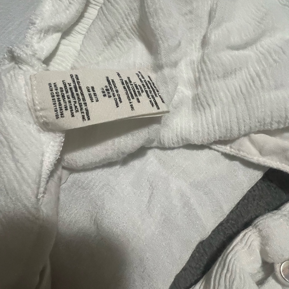 Free People Courtney Victorian Shirt Dress in white - Picture 6 of 6